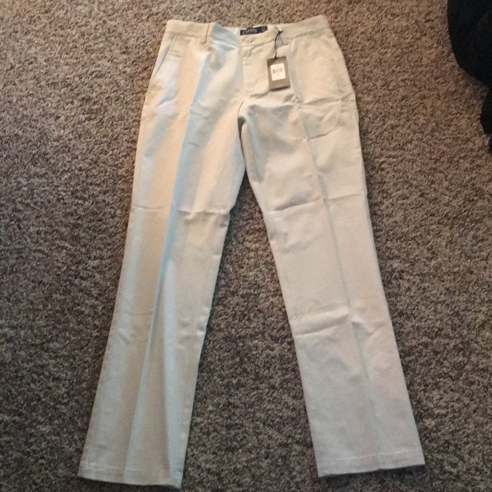 Chaps white khaki pants